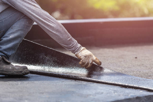 Professional Basement Waterproofing technician working in Liberty Center, OH